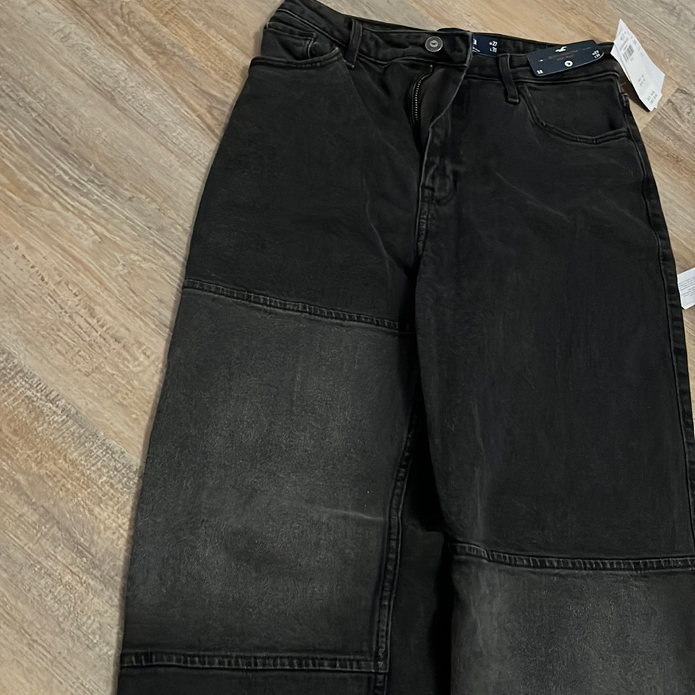 never worn hollister dad jeans